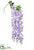 Wisteria Hanging Spray - Amethyst - Pack of 12