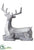 Sitting Reindeer - Gray - Pack of 2