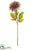 Dahlia Spray - Brown Gray - Pack of 12