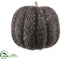 Silk Plants Direct Tinsel Pumpkin - Brown Gray - Pack of 1