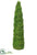 Silk Plants Direct Reindeer Moss Cone Topiary - Green Gray - Pack of 6