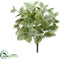 Silk Plants Direct Coleus Bush - Green Gray - Pack of 12