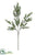 Silk Plants Direct Eucalyptus Spray - Green Gray - Pack of 12