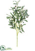 Silk Plants Direct Olive Spray - Green Gray - Pack of 12