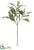 Silk Plants Direct Acacia Spray - Green Gray - Pack of 12