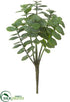 Silk Plants Direct Mini Jade Plant Pick - Green Gray - Pack of 24