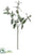 Silk Plants Direct Lamb's Ear Spray - Green Gray - Pack of 12