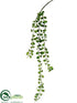 Silk Plants Direct Kalanchoe Spike Hanging Spray - Green - Pack of 12