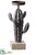 Cactus Candleholder - Bronze - Pack of 2