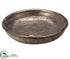 Silk Plants Direct Stoneware Plate - Bronze - Pack of 1