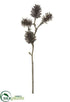 Silk Plants Direct Glittered Metallic Pine Cone Spray - Bronze - Pack of 12
