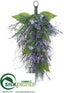 Silk Plants Direct Door Swag - Purple Blue - Pack of 2