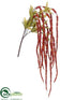 Silk Plants Direct Amaranthus Bush - Flame Orange - Pack of 6