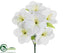 Silk Plants Direct Amaryllis Bush - Cream White - Pack of 12