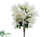 Silk Plants Direct Agapanthus Bush - White - Pack of 12