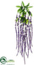 Silk Plants Direct Amaranthus Hanging Bush - Purple - Pack of 12