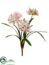 Silk Plants Direct Agapanthus Bush - Cream Fuchsia - Pack of 12