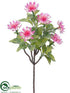 Silk Plants Direct Astrantia Bush - Pink Mauve - Pack of 24
