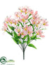 Silk Plants Direct Alstroemeria Bush - Pink - Pack of 12