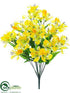 Silk Plants Direct Alstroemeria Bush - Yellow - Pack of 12