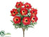 Silk Plants Direct Wave Anemone Bush - Red - Pack of 12