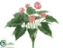 Silk Plants Direct Anthurium Bush - Pink - Pack of 12