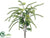 Silk Plants Direct Amaranthus Bush - Green - Pack of 12
