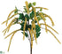 Silk Plants Direct Amaranthus Bush - Yellow - Pack of 12