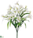Silk Plants Direct Alstroemeria Bush - Cream Green - Pack of 12