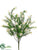 Silk Plants Direct Blossom Bush - White - Pack of 24