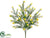 Silk Plants Direct Blossom Bush - Yellow - Pack of 24