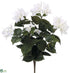 Silk Plants Direct Outdoor Bougainvillea Bush - White - Pack of 12