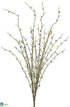 Silk Plants Direct Wild Blossom Bush - Cream - Pack of 6