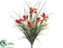 Silk Plants Direct Butterfly, Grass Bush - Flame - Pack of 12