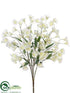 Silk Plants Direct Bellflower Bush - Cream White - Pack of 12