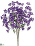 Silk Plants Direct Bellflower Bush - Purple Two Tone - Pack of 12
