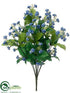 Silk Plants Direct Berry Bush - Blue White - Pack of 12