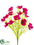 Silk Plants Direct Cosmos Bush - Fuchsia - Pack of 6