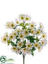 Silk Plants Direct Cosmos Bush - Cream White - Pack of 12