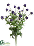 Silk Plants Direct Clover Bush - Purple - Pack of 12