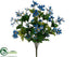 Silk Plants Direct Mini Cosmos Bush - Blue Two Tone - Pack of 12