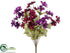 Silk Plants Direct Cosmos Bush - Burgundy Purple - Pack of 12