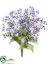 Silk Plants Direct Cineraria Bush - Purple - Pack of 12