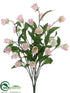 Silk Plants Direct Campanula Bush - Pink Soft - Pack of 6