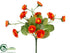 Silk Plants Direct Calendula Bush - Orange - Pack of 24