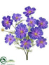 Silk Plants Direct Cosmos Bush - Purple - Pack of 12