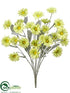 Silk Plants Direct Daisy Bush - Green - Pack of 6