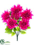 Silk Plants Direct Dahlia Bush - Beauty - Pack of 12
