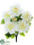 Silk Plants Direct Dahlia Bush - Cream - Pack of 12