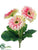 Silk Plants Direct Gerbera Daisy Bush - Peach Green - Pack of 12